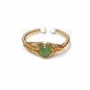 Buddha Tibet Multi Stone Wire Wrap Ring - Choose Your Energy Buddha Tibet