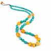 Buddha Tibet Tibetan Dzi-Style Necklace - Protection & Style Buddha Tibet