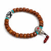 Buddha Tibet Bone & Antler Bracelet - Tibetan Symbol Collection Buddha Tibet