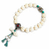 Buddha Tibet Bone & Antler Bracelet - Tibetan Symbol Collection Buddha Tibet