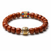 Buddha Tibet Yak Bone Mantra Bracelet - Peace & Protection Buddha Tibet