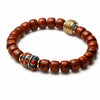 Buddha Tibet Yak Bone Mantra Bracelet - Peace & Protection Buddha Tibet