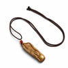 Buddha Tibet Agarwood Faceless Buddha Pendant - Lotus & Sutras Buddha Tibet