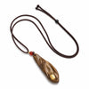 Buddha Tibet Agarwood Faceless Buddha Pendant - Lotus & Sutras Buddha Tibet