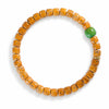 Buddha Tibet Walnut Core-Wall Bracelet - Amber, Magnesite & Agate Buddha Tibet