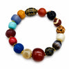 Buddha Tibet Multicolor Yak Bone Bracelet - Treasure Bead Series Buddha Tibet