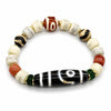 Buddha Tibet Yak Bone Dzi Bracelet - Auspicious Symbol Series Buddha Tibet