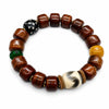 Buddha Tibet Yak Bone Dzi Bracelet - Auspicious Symbol Series Buddha Tibet