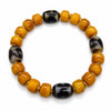 Buddha Tibet Yak Bone Dzi Bracelet - Auspicious Symbol Series Buddha Tibet