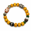 Buddha Tibet Yak Bone Dzi Bracelet - Auspicious Symbol Series Buddha Tibet