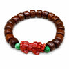 Buddha Tibet Yak Bone Charm Bracelet - Lotus, Pixiu & Gourd Buddha Tibet