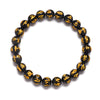 Obsidian Bracelet with Six-Character Mantra — Luck and Protection