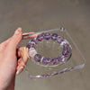 Nine Purple Fire Amethyst Bracelet — Feng Shui Lucky Crystal for Wealth & Positive Energy Buddha Tibet