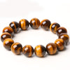 Yellow Tiger Eye Single-Strand Bracelet — AB to 2A Quality Grades, 6 Bead Sizes
