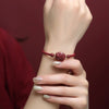 Chinese Zodiac Guardian Deity Bracelet — 2026 Horse Year Red String