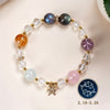 Zodiac Multi-Stone Crystal Bracelet — Natural Gemstone Bead Bracelet by Birth Sign