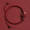 Chinese Zodiac Guardian Deity Bracelet — 2026 Horse Year Red String