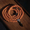 Indonesian Rudraksha 108-Bead Mala — Highland Seed Bracelet & Necklace for Daily Practice Buddha Tibet