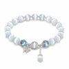 Cat's Eye Crystal Charm Bracelet — Butterfly & Star Motifs, Natural St Buddha Tibet
