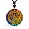 Chakra Necklace - Sri Yantra Orgonite Necklace Buddha Tibet
