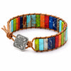 Emperor Stone Woven Bracelet — Hand-Braided Color, Made to Fit Buddha Tibet