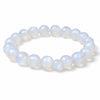 Natural Blue Moonstone Bracelet 8mm — Collector-Grade Crystal with Ice Buddha Tibet