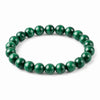 Natural Malachite Bracelet — Wealth & Good Fortune Buddha Tibet