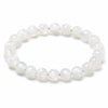 Natural White Moonstone Bead Bracelet — Classic Round Stone for Intuit Buddha Tibet