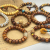 Buddha Tibet Multicolor Yak Bone Bracelet - Treasure Bead Series