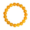 Natural Yellow Agate Bracelet - Golden Tone, Everyday Wear