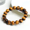 Lightning Yellow Tiger Eye Bracelet — Natural Chatoyant Beads, Player-Favorite Cut