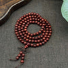 Multi-Wood 108-Bead Mala Bracelet — Natural Wood Prayer Beads for Daily Wear & Meditation Buddha Tibet