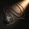 Buddha Tibet Labradorite Web Necklace - Focus & Protection
