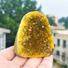 Natural Citrine Crystal Cluster — Raw Yellow Geode for Home Display & Energy Cleansing