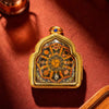 Tibetan Thangka Deity Pendant — Hand-Painted Tsa-Tsa Amulet, Wealth & Protection Figures Buddha Tibet