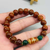 Buddha Tibet Yak Bone Dzi Bracelet - Auspicious Symbol Series