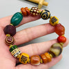 Buddha Tibet Multicolor Yak Bone Bracelet - Treasure Bead Series
