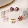 Zodiac Multi-Stone Crystal Bracelet — Natural Gemstone Bead Bracelet by Birth Sign