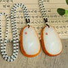 Nephrite White Jade Qilin Pendant — Auspicious Jade Charm for Wealth & Good Fortune Buddha Tibet