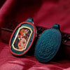 Tibetan Hand-Painted Thangka Pendant in Leather Ghau Box — 20 Sacred Figure Designs Buddha Tibet