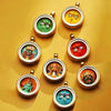 Ghau Box Pendant with Hand-Painted Tsakli Deity — Miniature Tibetan Locket Necklace Buddha Tibet