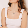 Multi-Stone Crystal Necklace — Seven Colors Worn Close to the Heart