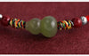 Hetian-Jade-Kürbis-Armband – Roter Faden mit Zinnober-Glücksperle