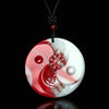 Chicken Blood Stone Pendant Necklace — Bold Color, Deep Tradition Buddha Tibet