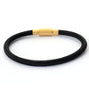 5mm Lucky Bead Cord Bracelet — Adjustable Leather & Steel Wire Base for Fortune Beads - 5mm Black Steel WireBuddha Tibet