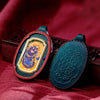 Tibetan Hand-Painted Thangka Pendant in Leather Ghau Box — 20 Sacred Figure Designs Buddha Tibet