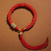 Tibetanisches handgewebtes Armband – Zehn Glücks-Kordelmuster