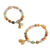 Tianshan Green Jade Bead Bracelet — Natural Stone Single-Wrap for Calm & Clarity Buddha Tibet