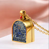 Tibetan Ghau Locket Necklace — Opening Shrine Pendant with Thangka Deity Art Buddha Tibet