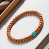Buddha Tibet Olive Pit Bracelet - Nature-Inspired Accent Series